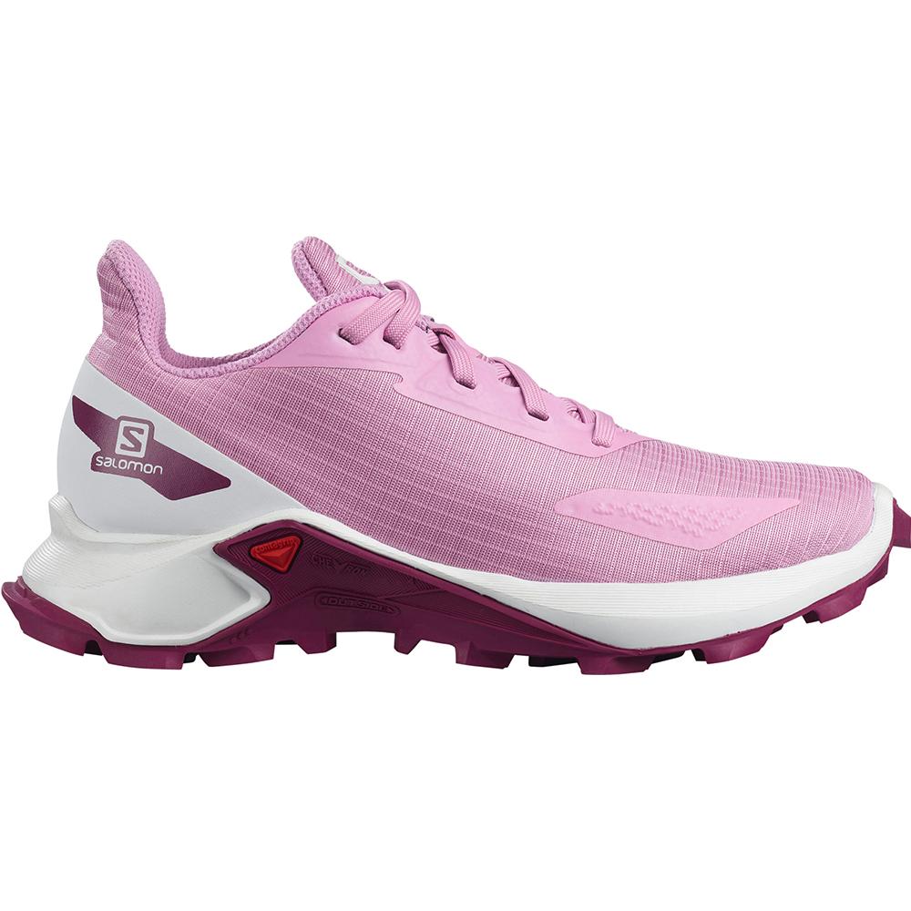 Salomon Singapore Kids Running Shoes - ALPHACROSS BLAST J Orchid | 36180-CVGJ